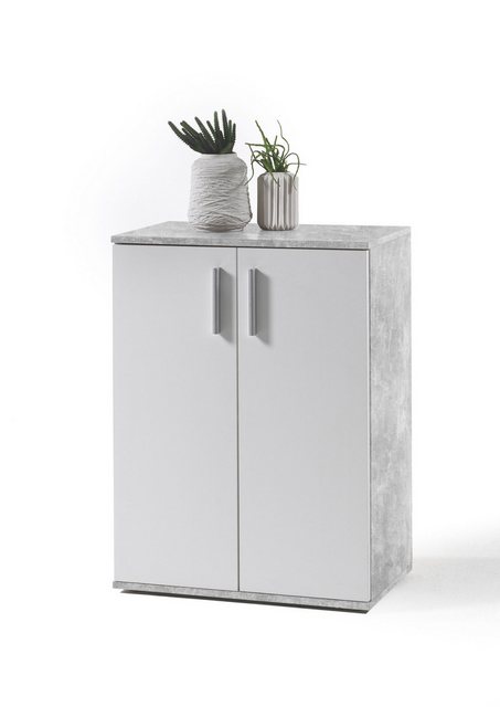 Bild von Sideboard  Pisa ¦ grau ¦ Maße (cm): B: 60 H: 82 T: 35 Kommoden & Sideboards > Sideboards - Sconto