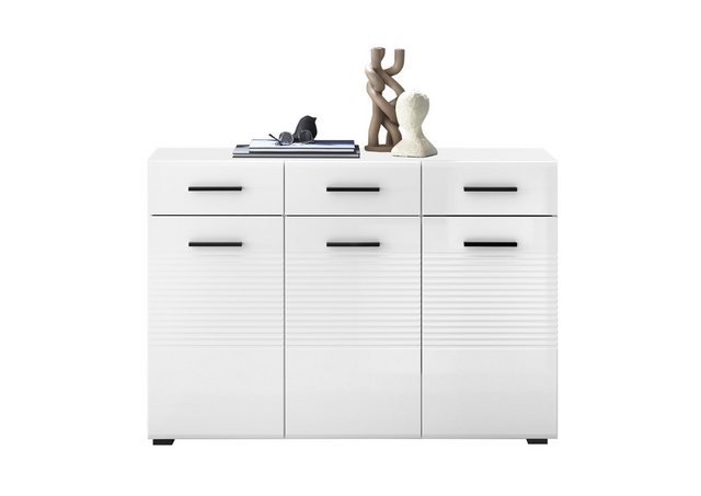 Bild von Kommode  Buin ¦ weiß ¦ Maße (cm): B: 120 H: 83 T: 40 Kommoden & Sideboards > Kommoden - Sconto