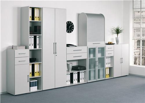 Bild von geramöbel Aktenschrank Flex, S-383102-WW weiß 2 Fachböden 80,0 x 42,0 x 110,4 cm