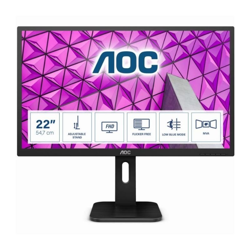 Bild von AOC P1 22P1, 54,6 cm (21.5 Zoll), 1920 x 1080 Pixel, Full HD, LED