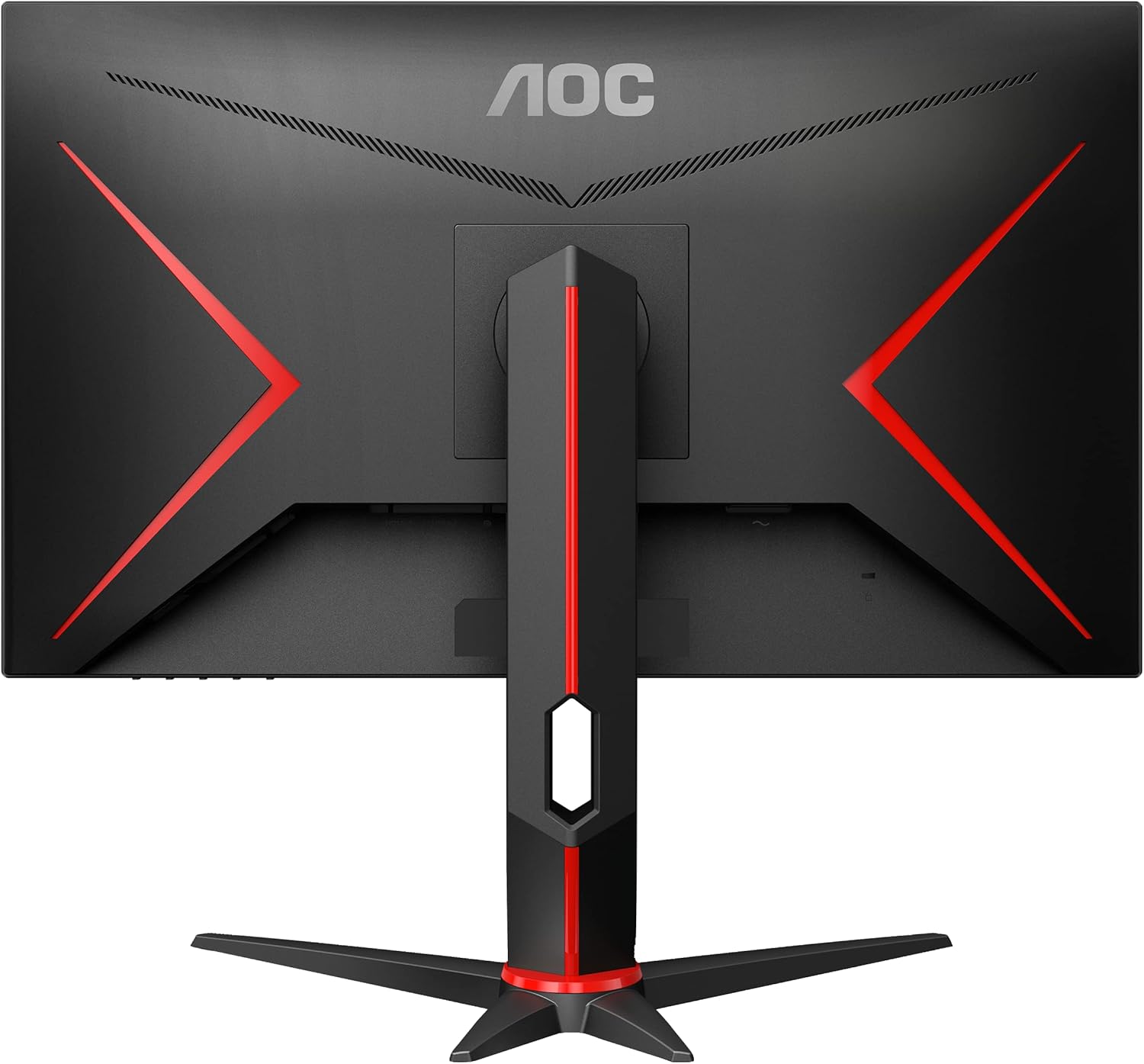 Bild von AOC Gaming 24G2SPU - 24 Zoll FHD Monitor, 165 Hz, 1 ms, FreeSync Premium (1920x1080, VGA, HDMI, DisplayPort, USB Hub) schwarz/rot