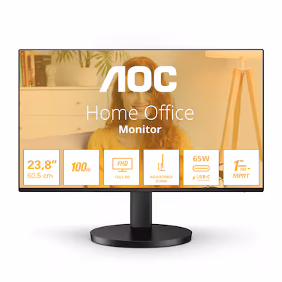 Bild von AOC 27B3CF2 TFT-Monitor (1.920 x 1.080 Full HD, 1 ms Reaktionszeit, 100 Hz, IPS)