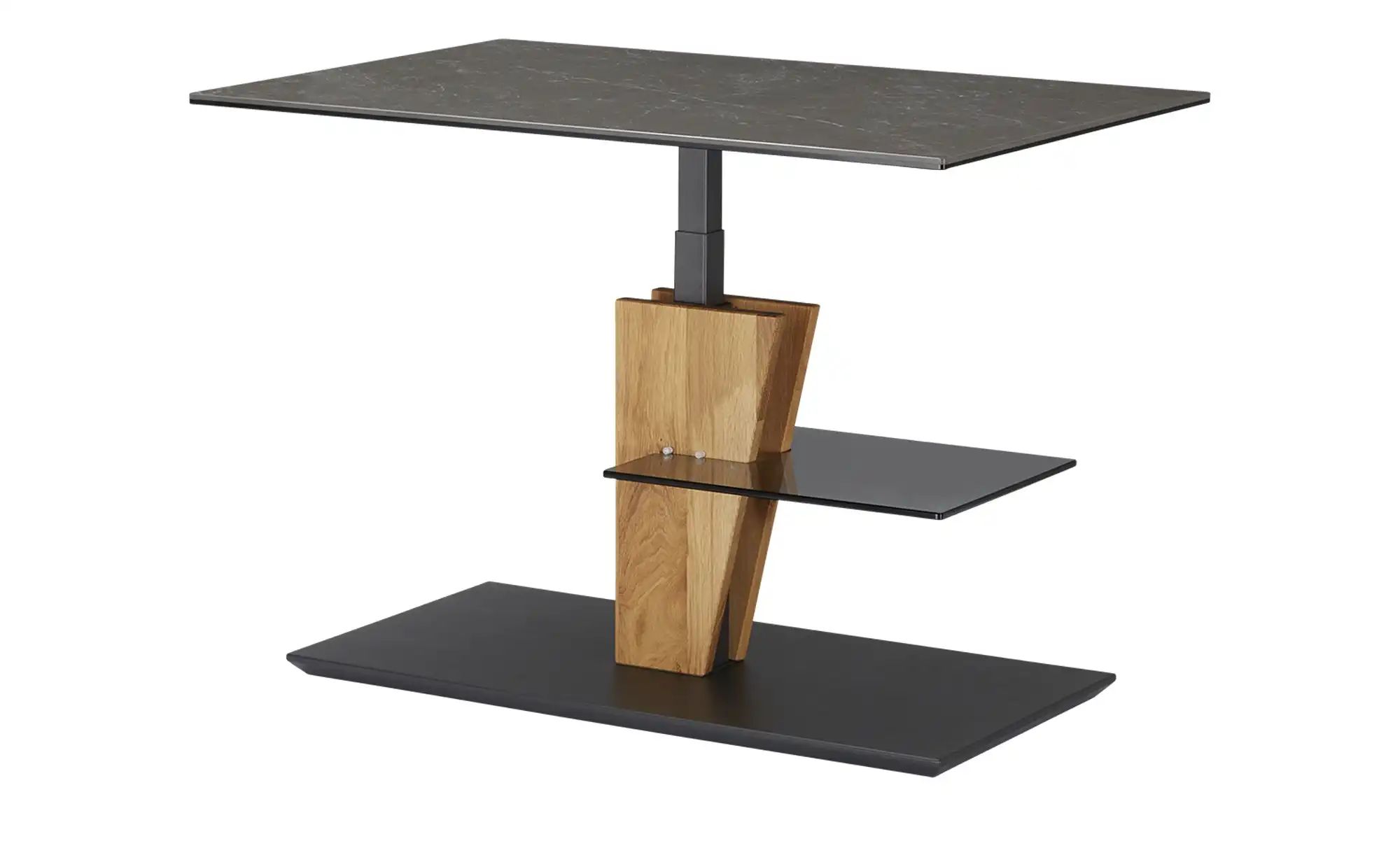 Bild von Funktionscouchtisch  Valdara ¦ schwarz ¦ Maße (cm): B: 60 H: 47 Tische > Couchtische > Couchtische höhenverstellbar - Höffner