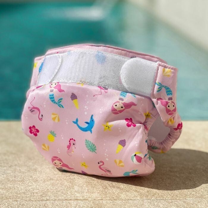 Bild von Freds Swim Nappy Schwimmwindel, wiederverwendbar, pink, Größe 2: 9-16 kg