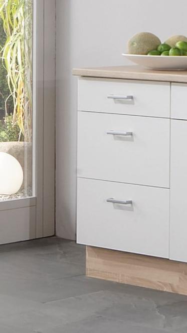 Bild von Topfschrank 50 SONEA von Menke Möbel Weiss / Sonoma Eiche