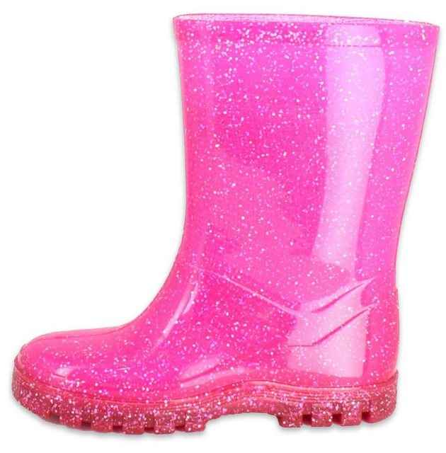 Bild von Beck Regenstiefel Glitzer Gummistiefel (für trockene Füße und gute Laune) wasserdicht, schmale Passform