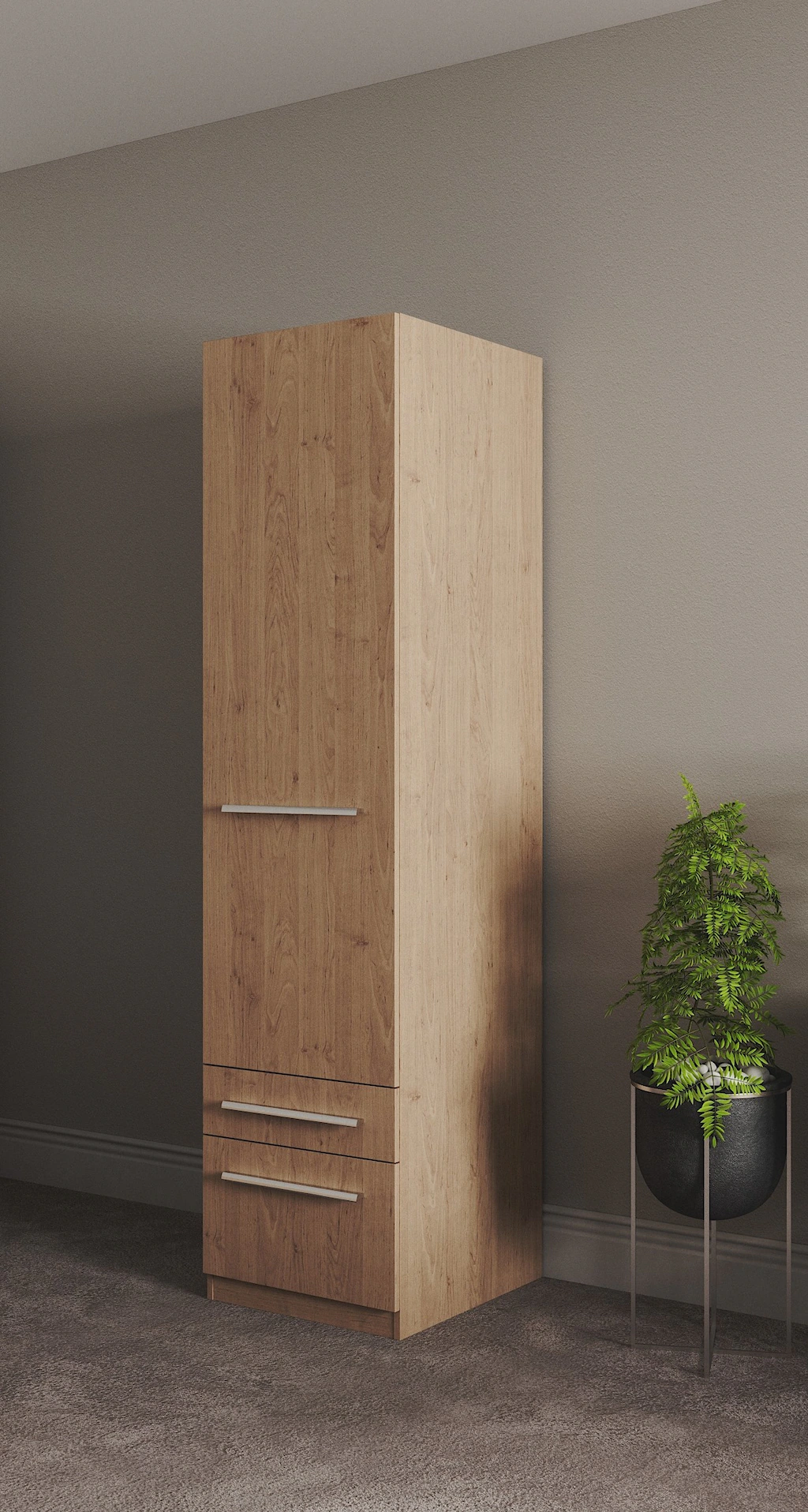Bild von priess Kleiderschrank "Schrank Garderobe Wäscheschrank Barcelona in 5 Breiten", viel Stauraum, geräumige Schubkästen, mit Spiegel, MADE IN GERMANY