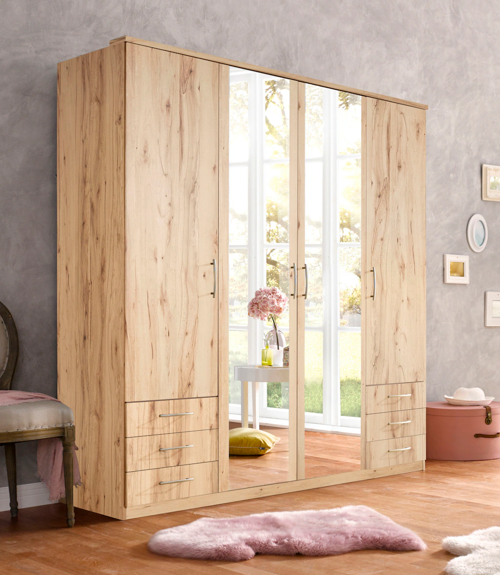 Bild von priess Kleiderschrank "Husum", mit dekorativen Kranz, wahlweise mit Schubkästen