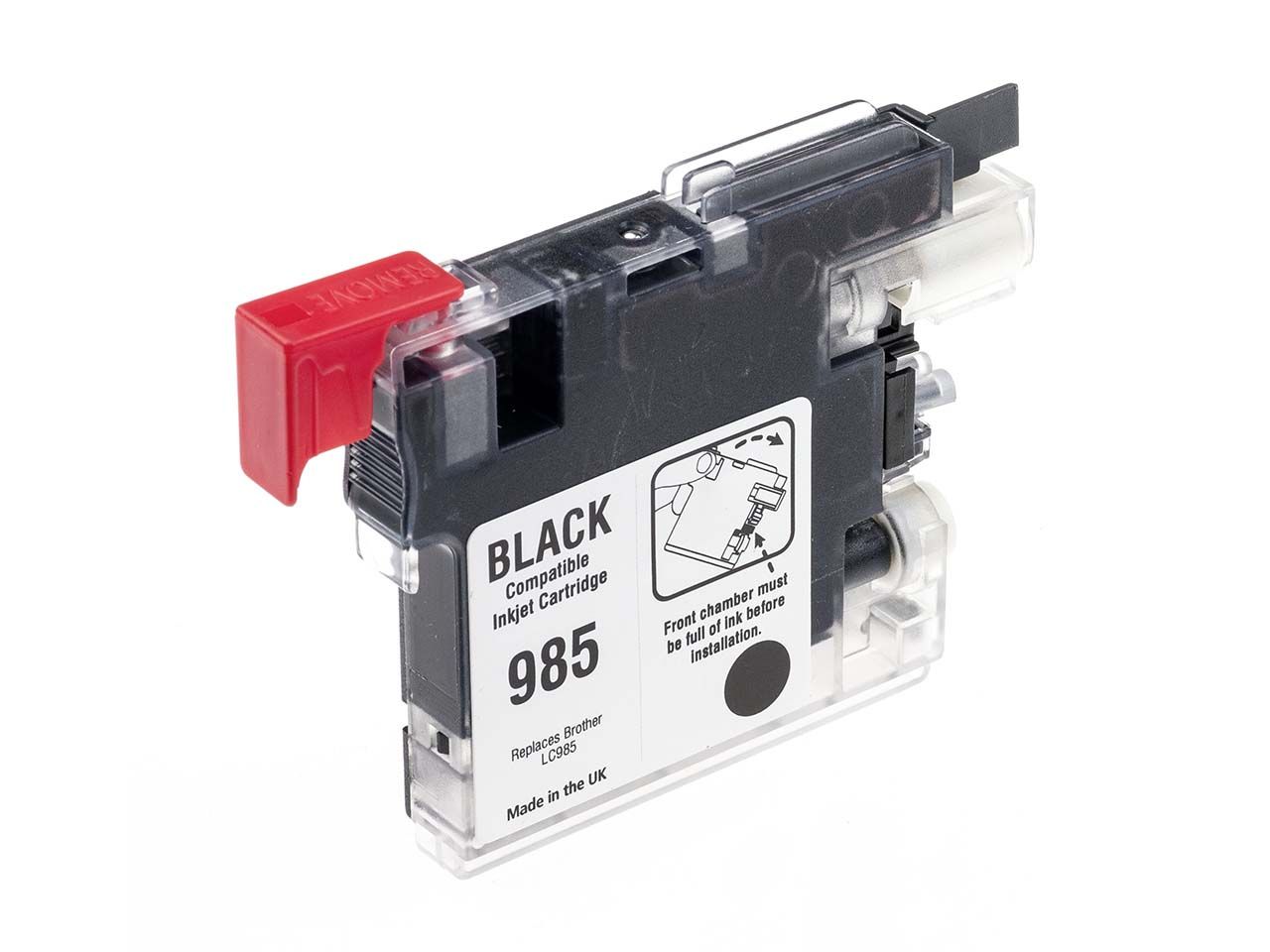 Bild von memo Tintenpatrone ersetzt Brother LC985BK schwarz