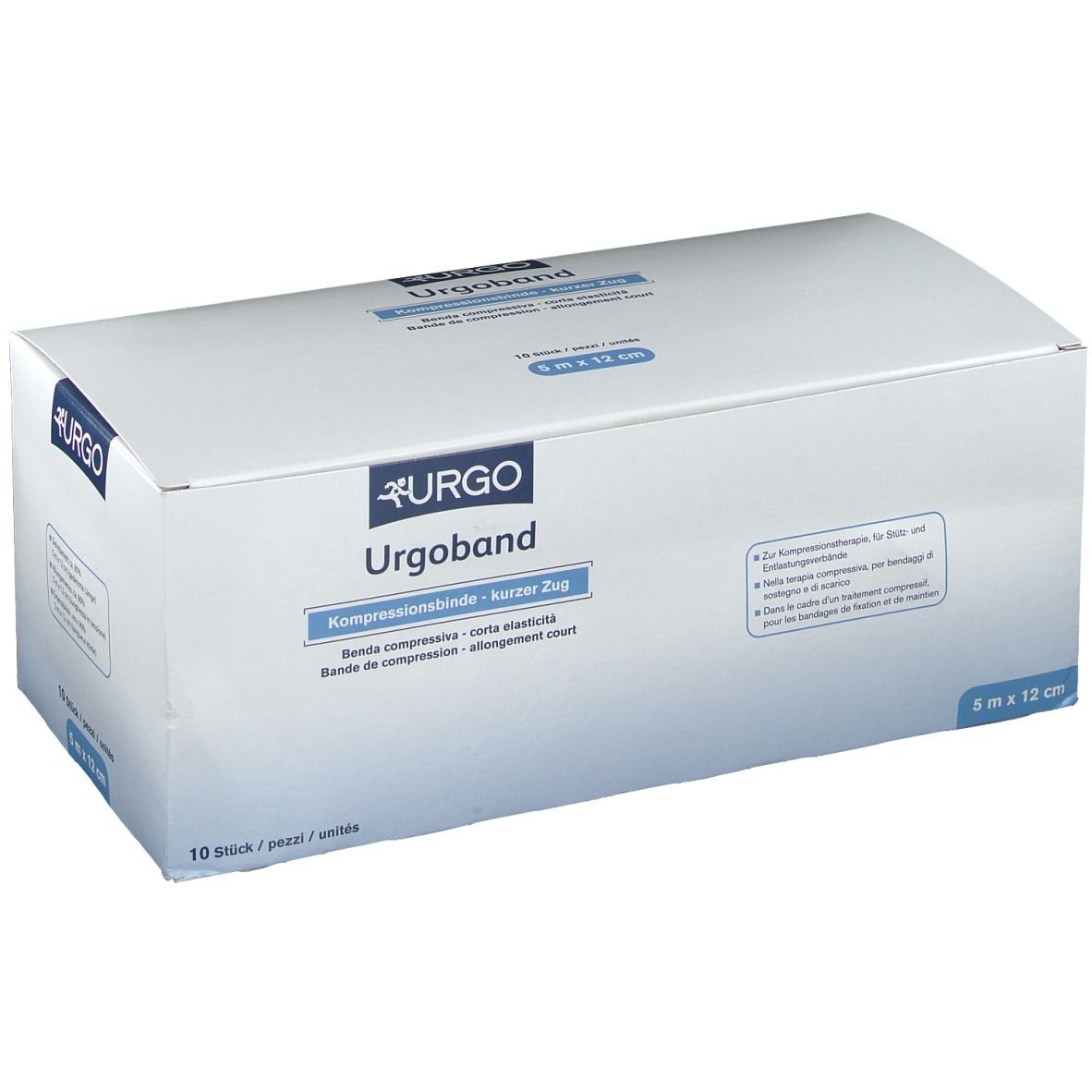 Bild von Urgoband Kurzzugbinde 12 cm X 5 M 10 Stück - Kompressionstherapie