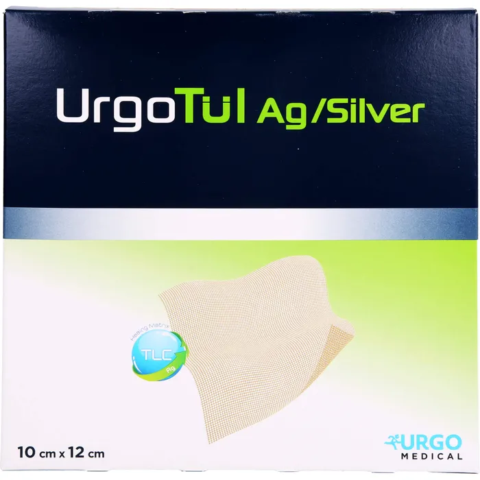 Bild von Urgo Urgotül Silver 10 x 12 cm Wundgaze (10 Stk.)
