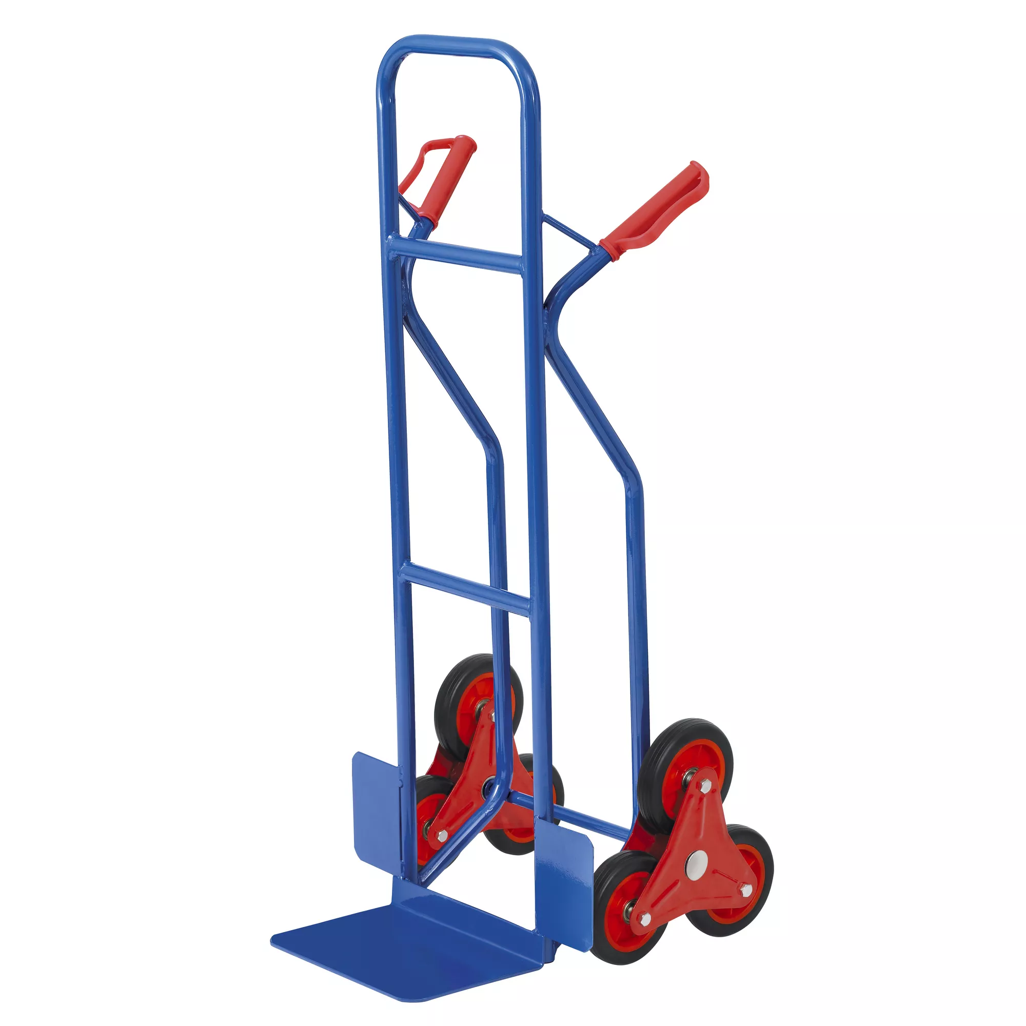 Bild von Pro-bau-tec Stapelkarre 'Treppensteiger' blau maximal 150 kg