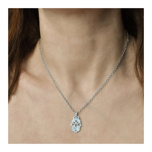 Bild von Elegante Lapislazuli-Splitterkette mit Anhänger
