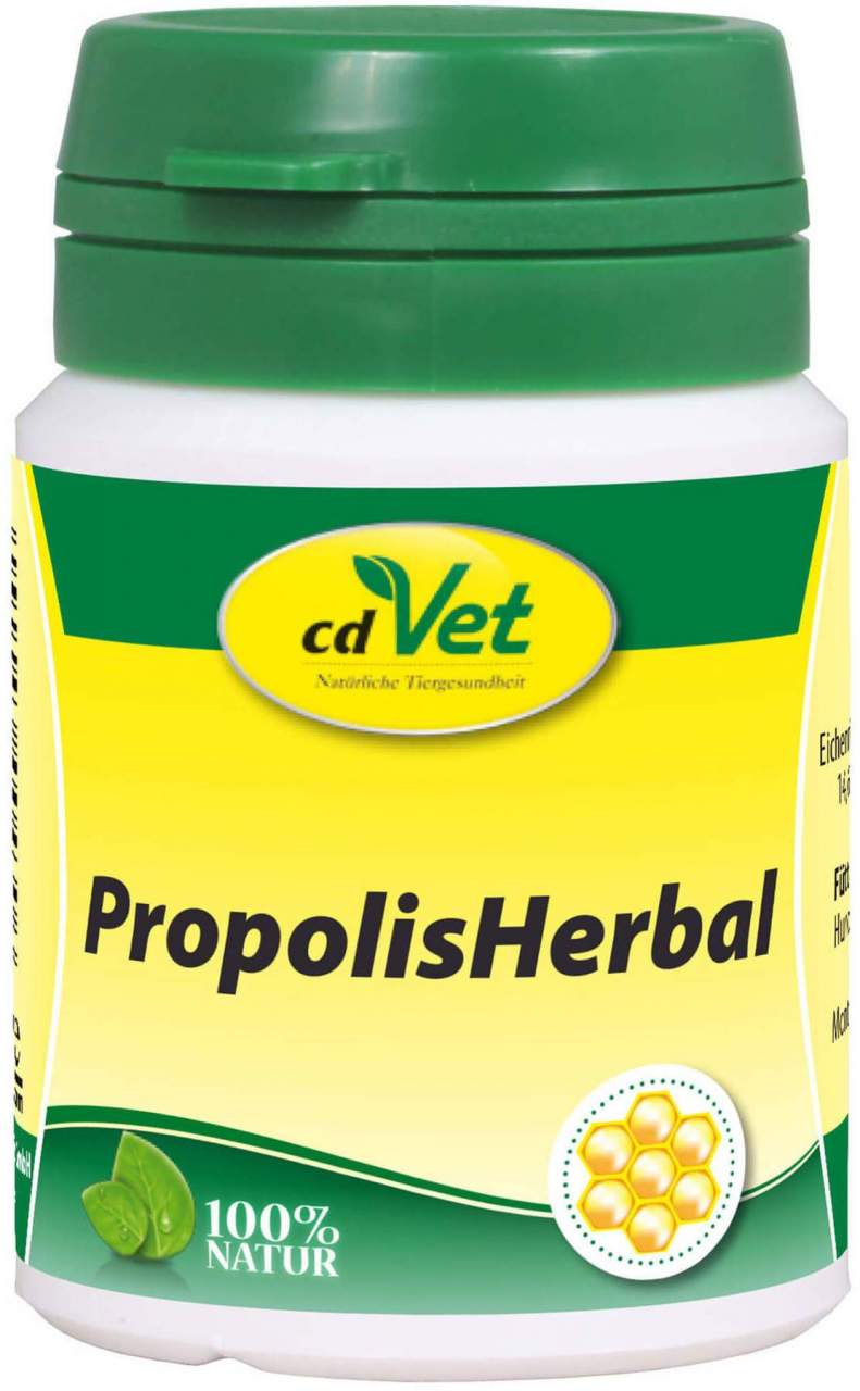 Bild von Propolis Herbal Pulver vet. 20 g - Nahrungsergänzungsmittel für Tiere