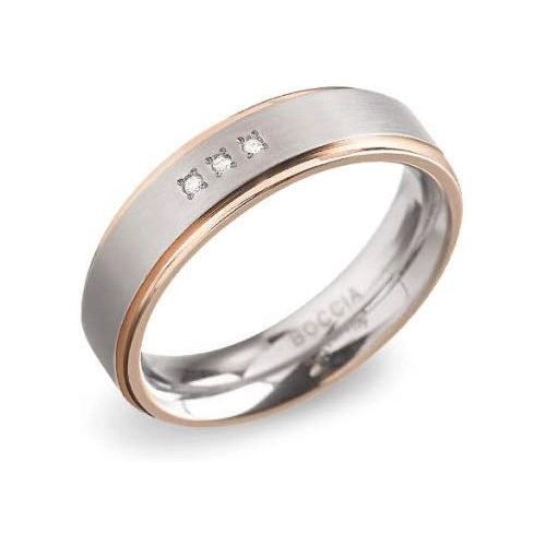 Bild von Boccia Damen-Ring Titan mit Diamant