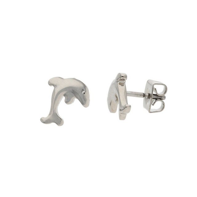 Bild von Boccia Paar Ohrstecker Boccia Kinderohrstecker Delfin 05075-01 Titan (kein Set, 2-tlg., inkl. edelm Schmucketui)