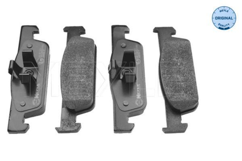 Bild von MEYLE Bremsbelagsatz, Scheibenbremse MEYLE-ORIGINAL Quality vorne rechts links  für RENAULT DACIA SMART 410602581R A4534200700 410606032R 025 257 0217
