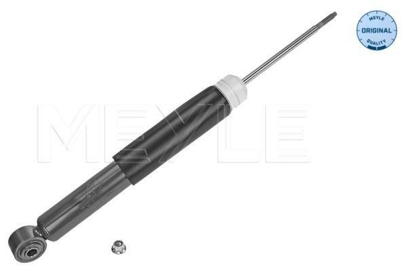 Bild von MEYLE 626 725 0023 Stoßdämpfer Federbein, Stossdämpfer Hinterachse Gasdruck Zweirohr Teleskop-Stoßdämpfer unten Auge, oben Stift ORIGINAL Quality