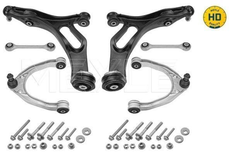Bild von MEYLE Lenkersatz, Radaufhängung MEYLE-HD Quality vorne rechts links mit Zubehör für VW AUDI PORSCHE 7L0407152K 95534101761 7L0407152J 116 050 0194/HD