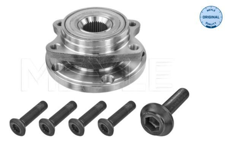 Bild von MEYLE 100 653 0034 Radlagersatz Radlager, Radlager & Radlagersatz Vorderachse mit Anbaumaterial mit integriertem Radlager, mit Flansch 131
