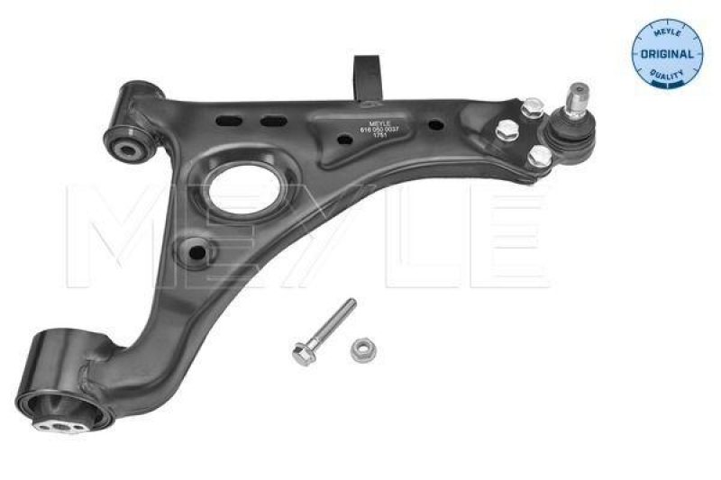 Bild von MEYLE 616 050 0037 Querlenker mit Trag-/Führungsgelenk, mit Gummilager Vorderachse rechts Querlenker Stahlblech OPEL: Mokka / Mokka X