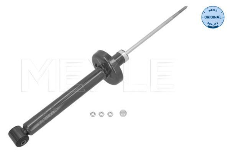 Bild von MEYLE 126 725 0055 Stoßdämpfer Federbein, Stossdämpfer Hinterachse Gasdruck Zweirohr federtragender Dämpfer unten Auge, oben Stift VOLKSWAGEN: GOLF 2
