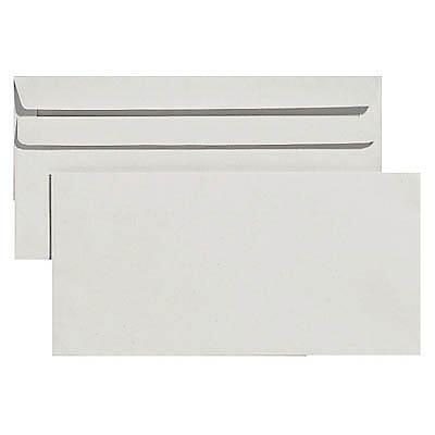 Bild von Posthorn, Briefumschlag, Briefumschlag DIN lang 220x110 mm (BxH) ohne Fenster 75g/m² mit Selbstklebung Recyclingpapier grau (220 x 110 mm, 1000 x)
