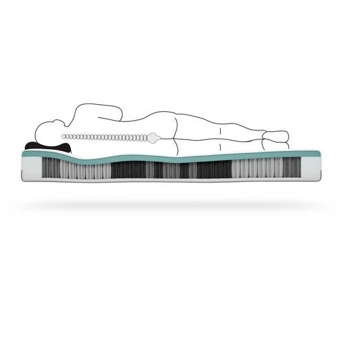 Bild von SCHLARAFFIA® Kaltschaum-Matratze "GELTEX Quantum Touch Next 240", weiß