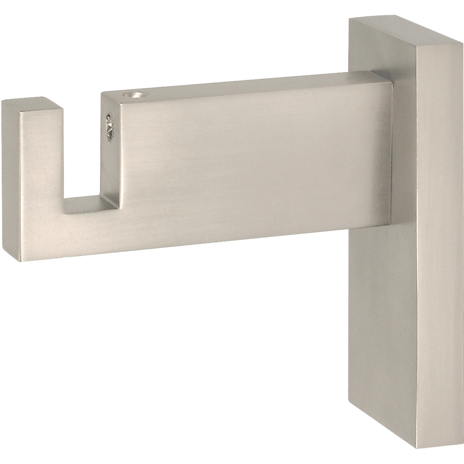 Bild von Mydeco Gardinenstange-Halterung Clear Edelstahl-Optik 3,2 cm x 1,1 cm