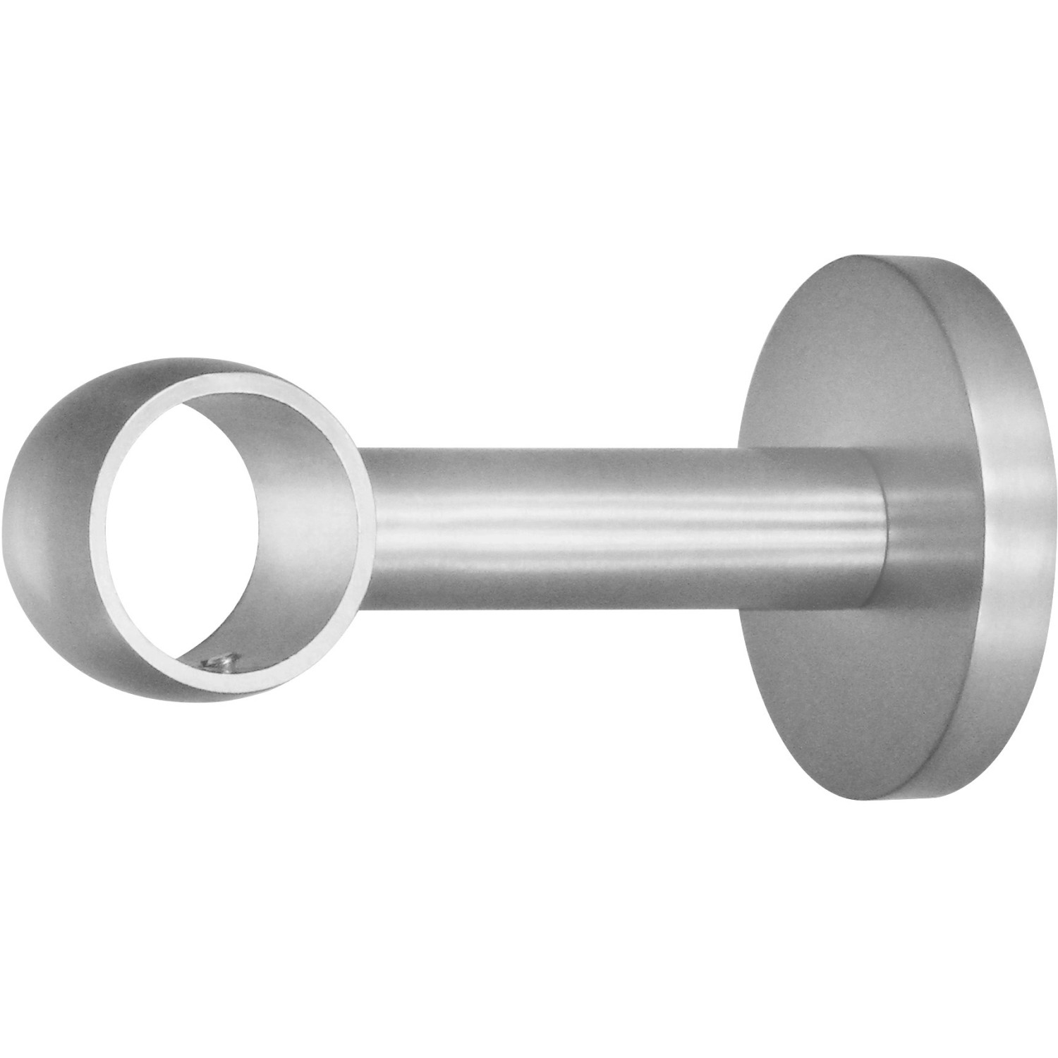 Bild von Mydeco Gardinenstange-Halterung Noble Edelstahl-Optik Ø 2 cm Abstand 6,5 cm