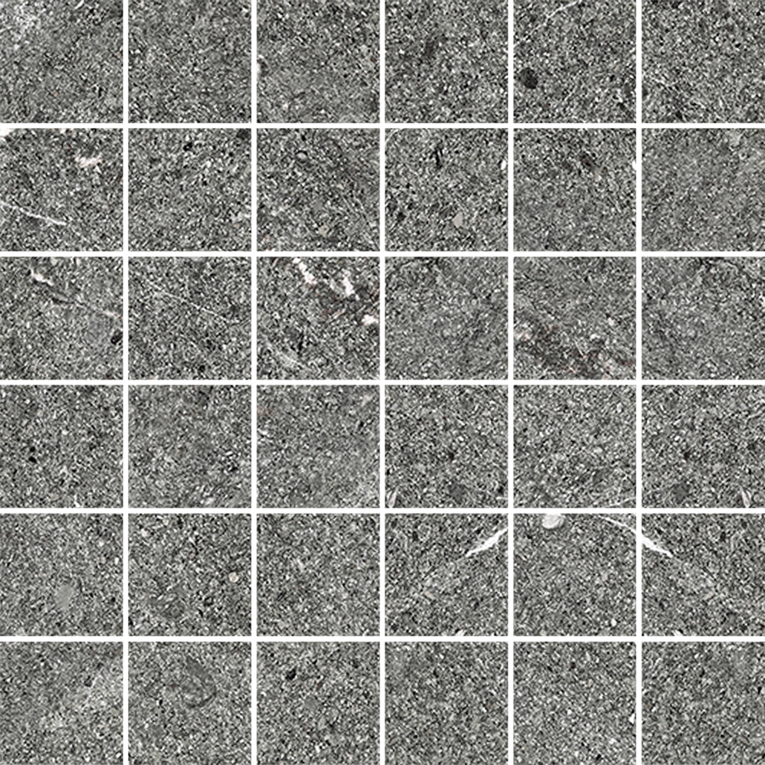 Bild von Mosaikfliese Manhattan Grey 30 cm x 30 cm