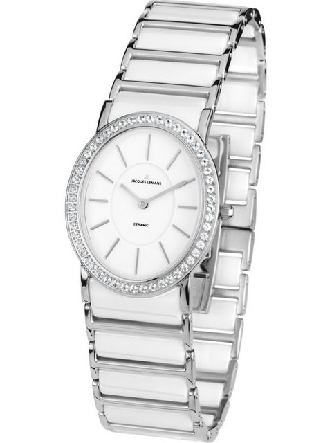Bild von Jacques Lemans Quarzuhr Jacques Lemans Damen-Uhren Analog Quarz, Klassikuhr