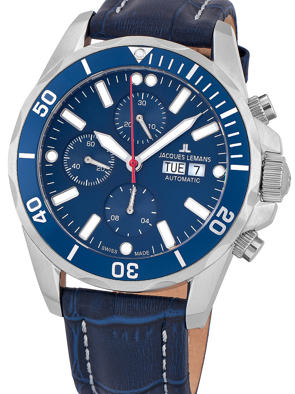 Bild von Jacques Lemans 1-1926C Liverpool Automatik Chronograph Herrenuhr