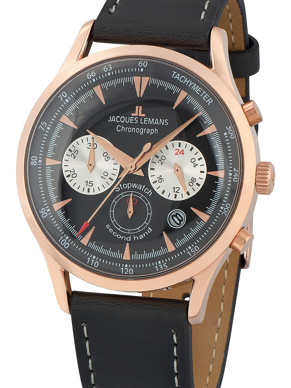 Bild von Jacques Lemans 1-2068E Retro Classic Chronograph Herrenuhr 41mm