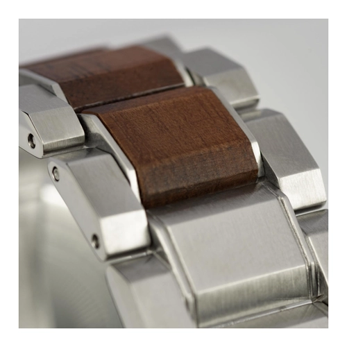 Bild von Jacques Lemans 1-2116H Eco Power Wood Herrenuhr 40mm 10ATM