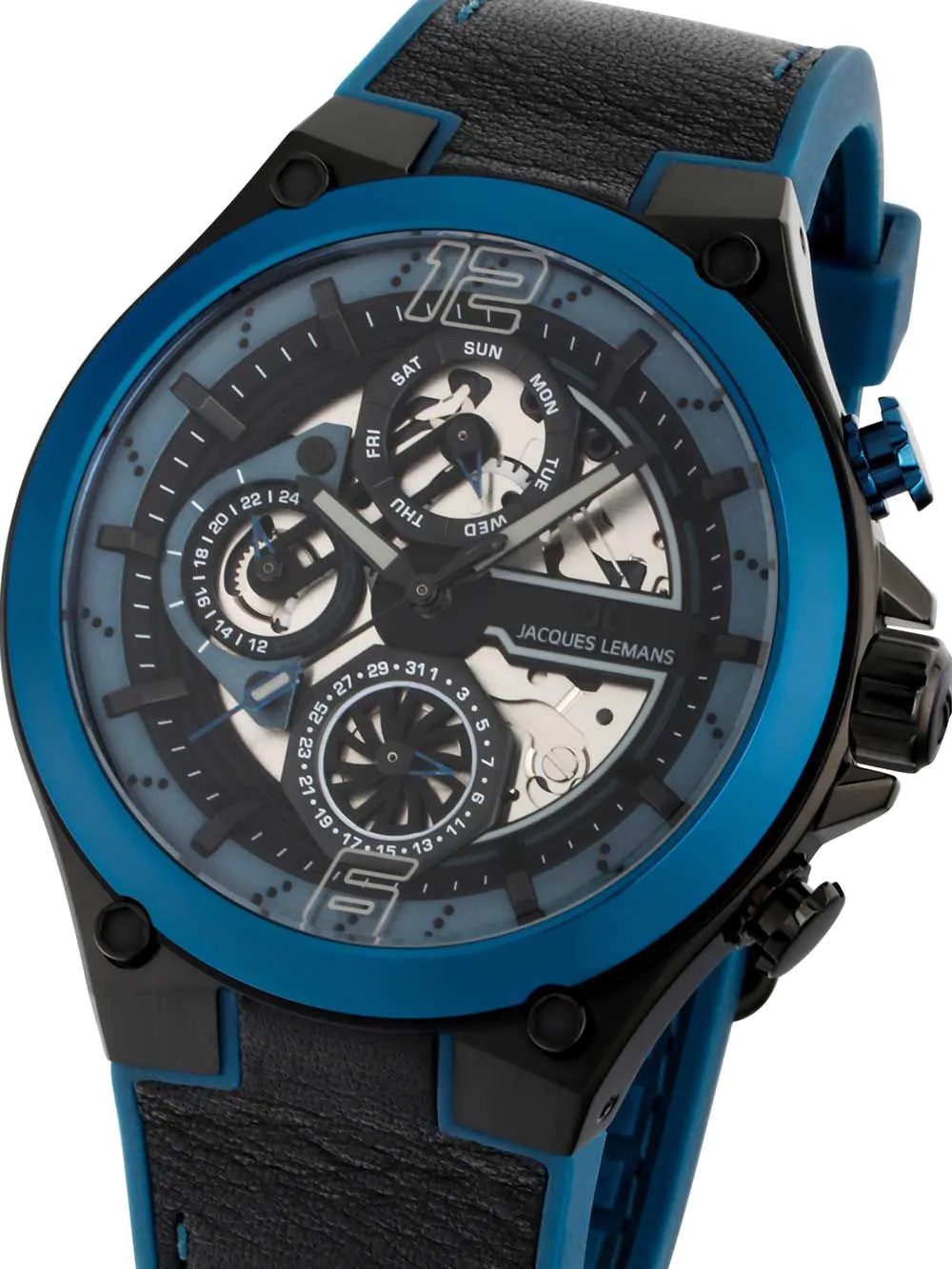 Bild von Jacques Lemans 1-2150B Manchester Multifunktion Herrenuhr 43mm