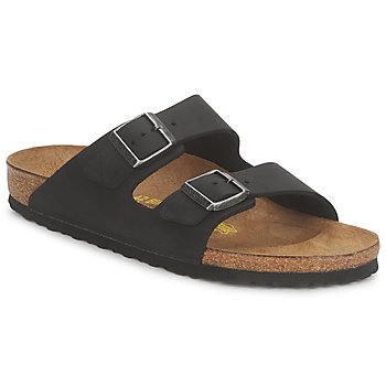 Bild von Birkenstock Arizona Nubukleder geölt schwarz (schmal)