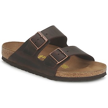 Bild von Birkenstock Pantolette Braun Flacher Absatz für Herren - 44