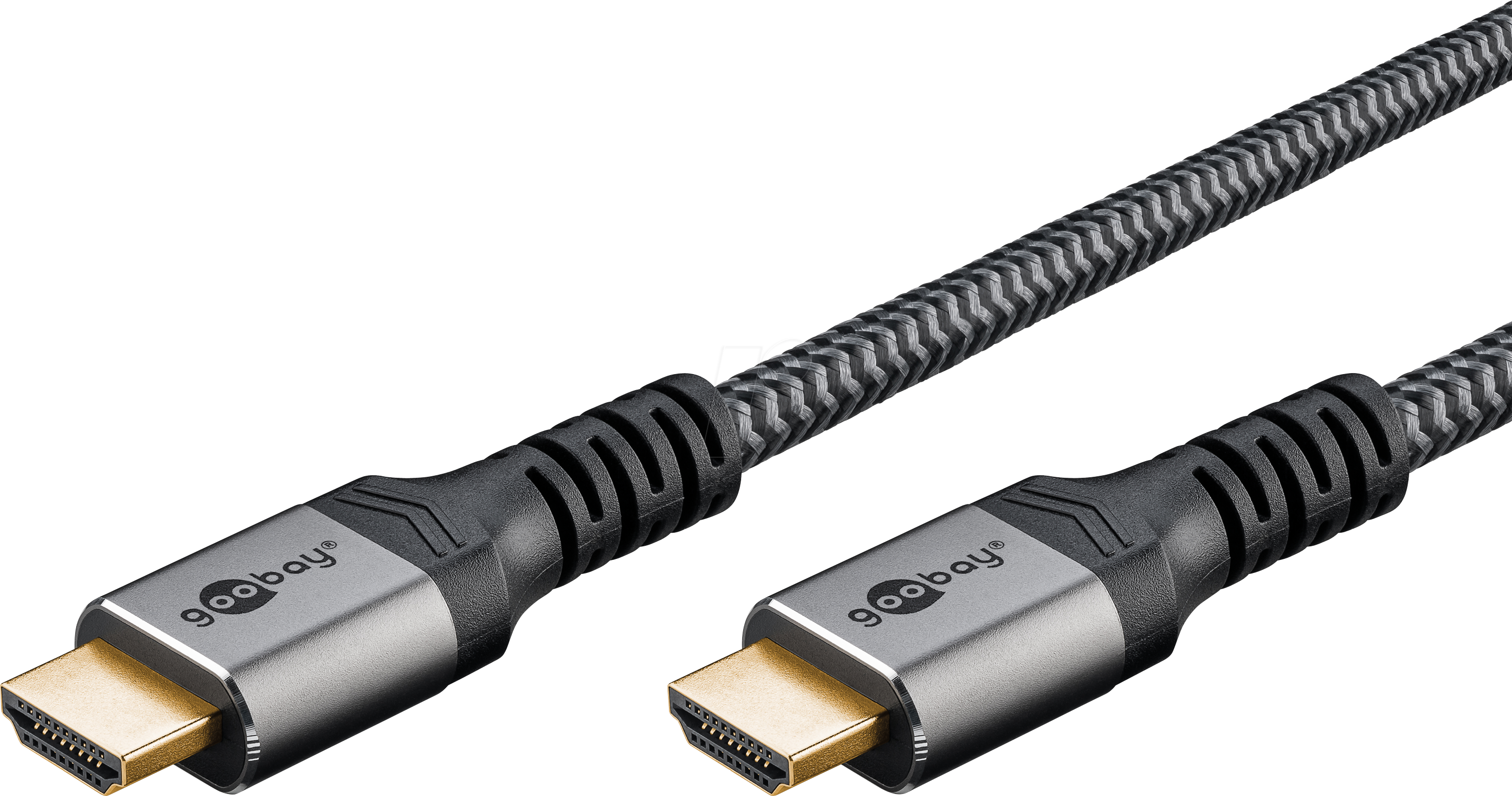Bild von goobay HDMI 2.1-Kabel – Ultra High Speed ​​mit Ethernet – UHD-Auflösung 8k, 4k, 120 Hz und 60 Hz – vergoldeter Stecker – verhindert Korrosion – für Gaming ode