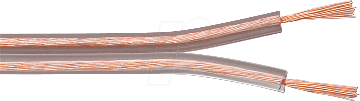 Bild von Goobay Lautsprecherkabel Transparent CCA (25 m, 1.50 mm²), Lautsprecherkabel, Transparent