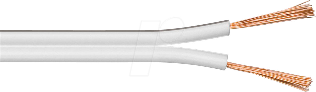 Bild von Goobay 67750 CCA (10 m, 2.50 mm²), Lautsprecherkabel, Weiss