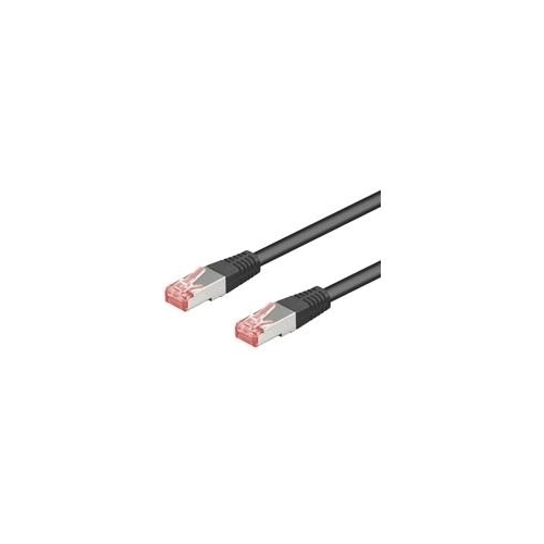 Bild von Goobay 20m CAT 6 Patchkabel, S/FTP (PiMF), schwarz