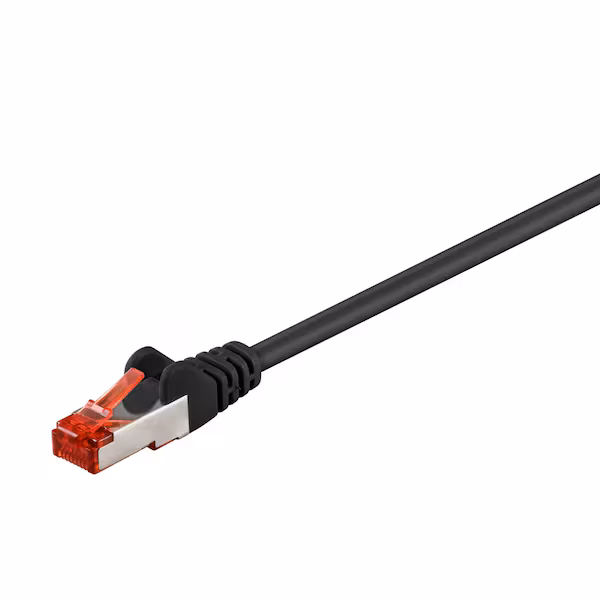 Bild von Goobay - Netzwerkkabel ® cat 6 RJ45-Stecker/RJ45-Stecker 3m geschirmt schwarz