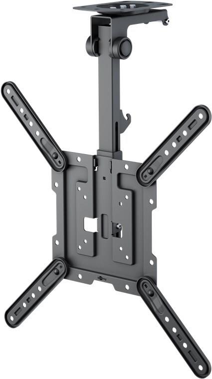 Bild von Goobay TV-Deckenhalterung Basic M, schwarz (Decke, 55", 20 kg), TV Wandhalterung, Schwarz