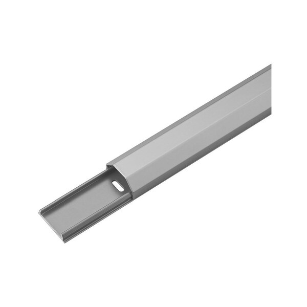 Bild von Goobay 90666 Halbrunder Aluminium-Kabelkanal 33 mm, Länge 1, 1 m, Zum Unsichtbaren Verlegen von Kabeln