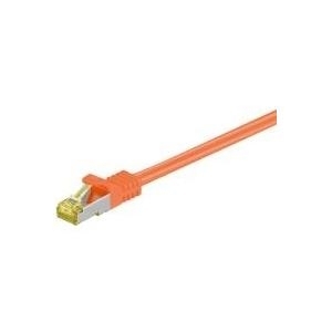 Bild von Wentronic RJ-45Cat.7 Rohkabel 1m - RJ-45 - RJ-45 - Männlich/männlich - Gold -Cat.7 Rohkabel - S/FTP (S-STP) (91588)