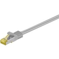 Bild von Goobay 91666 RJ45 Patchkabel CAT 6A S/FTP (PiMF) mit CAT 7 Rohkabel / 500 MHz Netzwerkkabel / Internetkabel RJ 45 Stecker / LAN Kabel Grau 25m