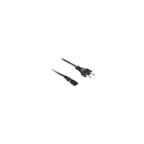 Bild von GOOBAY Euro-Netzkabel, 5 m, schwarz