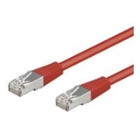 Bild von Goobay Goobay CAT 5e Patchkabel, SF/UTP, Rot, 0.25 m (SF/UTP, CAT5e, 0.25 m), Netzwerkkabel