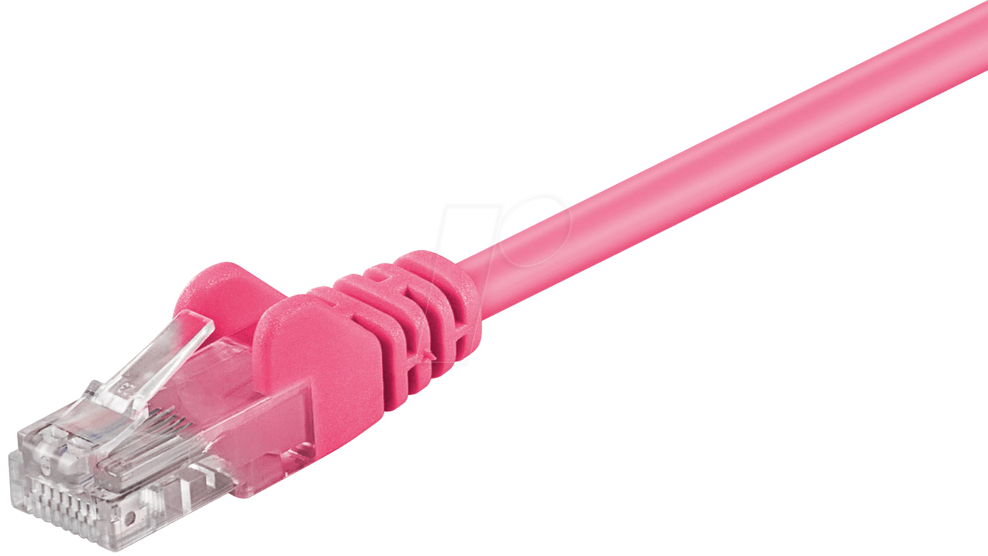 Bild von Wentronic 95229-GB - RJ-45 - RJ-45 - Männlich/männlich - Cat5e - U/UTP (UTP) - Magenta (95229-GB)